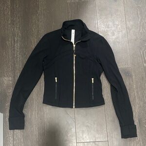 lululemon jacket Women's Black Jacket with Gold Accents
